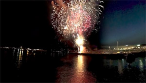 Canada Day Fireworks in 3D