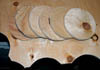 Circles of plywood