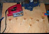 Plywood with circles